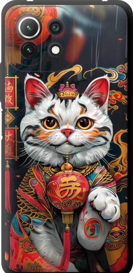 Чехол на Xiaomi Mi 11 Lite China Cat v2 (6135b-2281-42517)