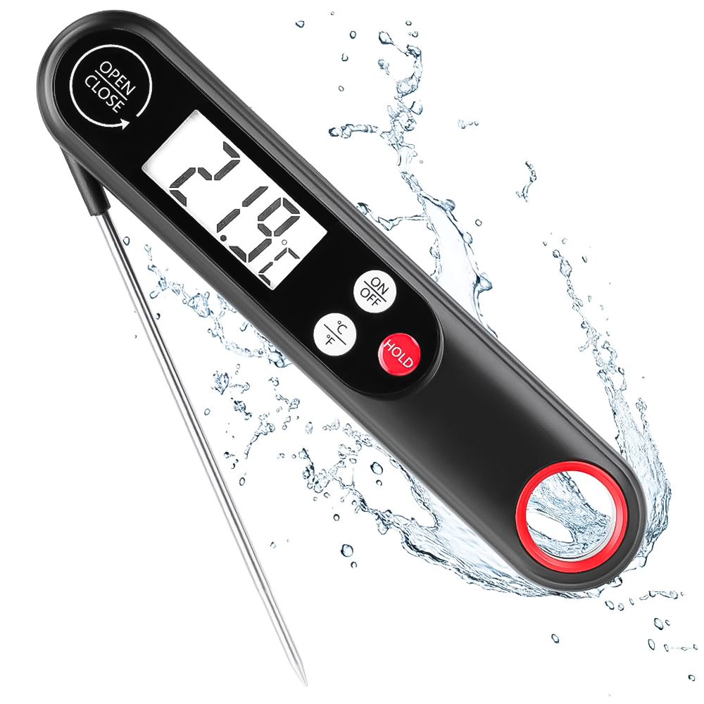 Термометр кухонный UChef YZ6014 со складным зондом Черный (1288) - фото 2 Термометр кухонный UChef YZ6014 со складным зондом Черный (1288) - фото 2