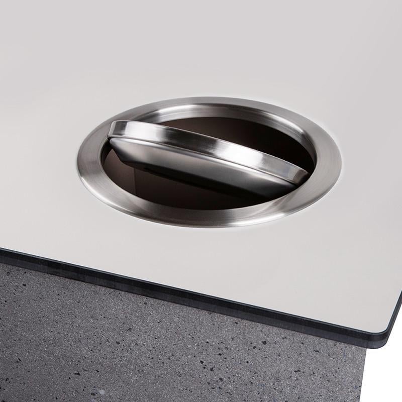 Система під відро для сміття в стільницю Ferro Fiori нержавіюча сталь d 238 мм Алюміній (169888) - фото 3 Система під відро для сміття в стільницю Ferro Fiori нержавіюча сталь d 238 мм Алюміній (169888) - фото 3