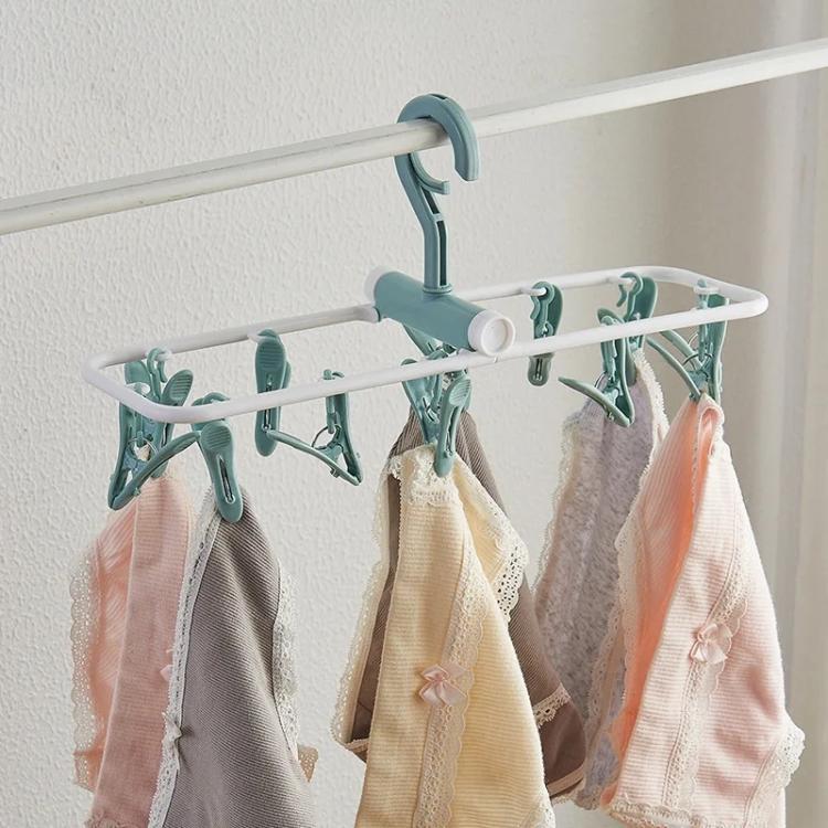 Сушилка для белья и носков домашняя на 12 прищепок подвесная - фото 3