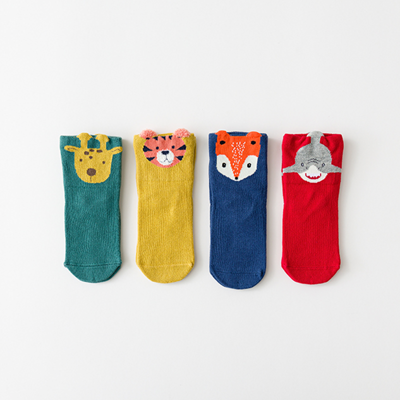 Набор детских носков Caramella Cartoon Animals 4 пары р. 18-20 см (CA-43-B-3)