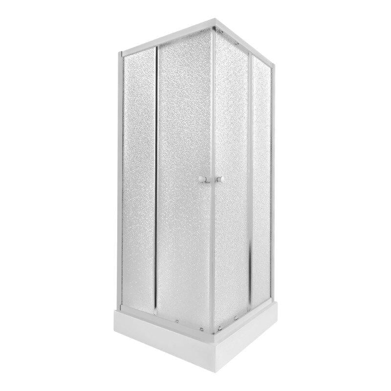 Душевая кабина Q-tap Presto PREWHI1099SP5UNIS309915 90x90x200 см профиль Белый (75118)