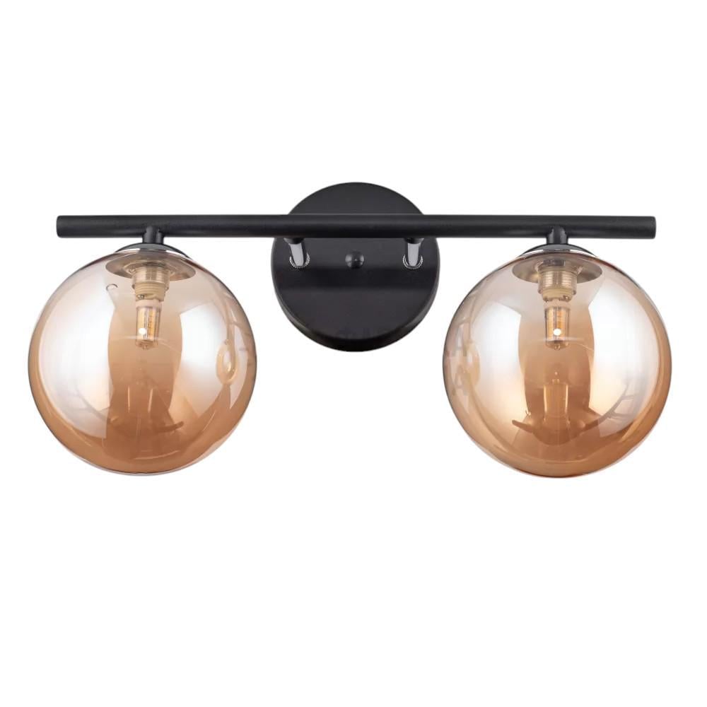 Настенный светильник MirrorGlow Black/Amber (WL-400/VANITY/BK/AMBER)