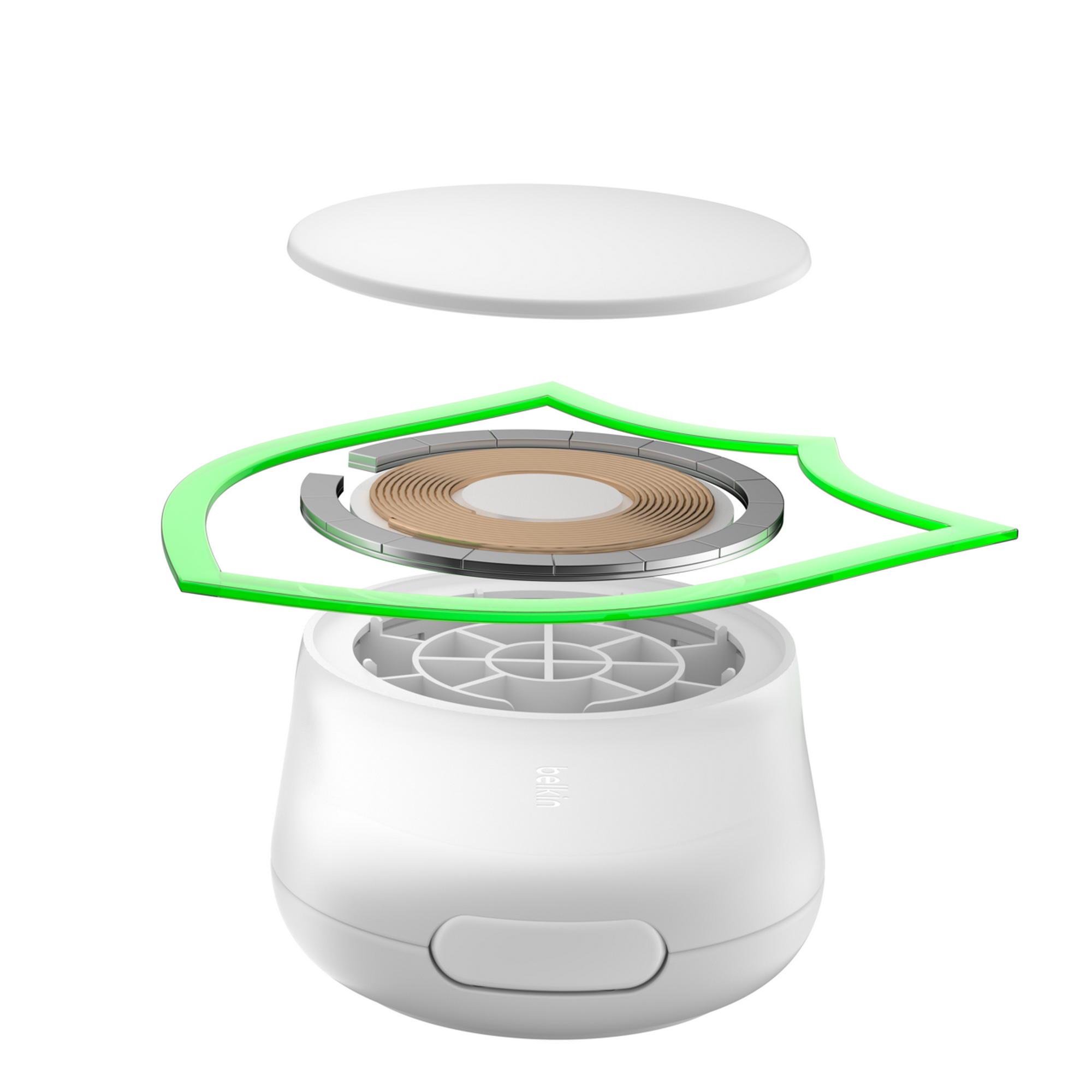 Зарядний пристрій бездротовий Belkin UltraCharge 2в1 Foldable Magnetic Charging 25 Вт Білий (WIZ039KQ 30492712) - фото 3 Зарядний пристрій бездротовий Belkin UltraCharge 2в1 Foldable Magnetic Charging 25 Вт Білий (WIZ039KQ 30492712) - фото 3