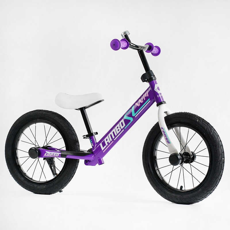 Беговел Corso Lambo 125060 14" с надувными колесами Violet