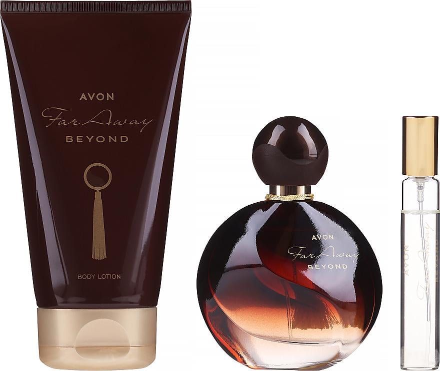 Набор женский парфюмированный Avon Far Away Beyond 3в1 50/150/10 мл (AV35078)