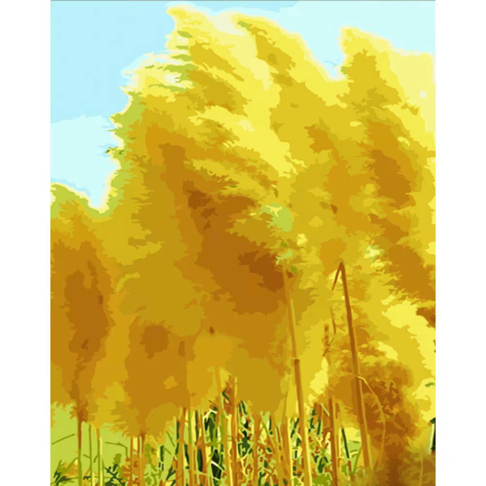 Картина по номерам Strateg Поселок в Австрии 40x50 см (DY353)