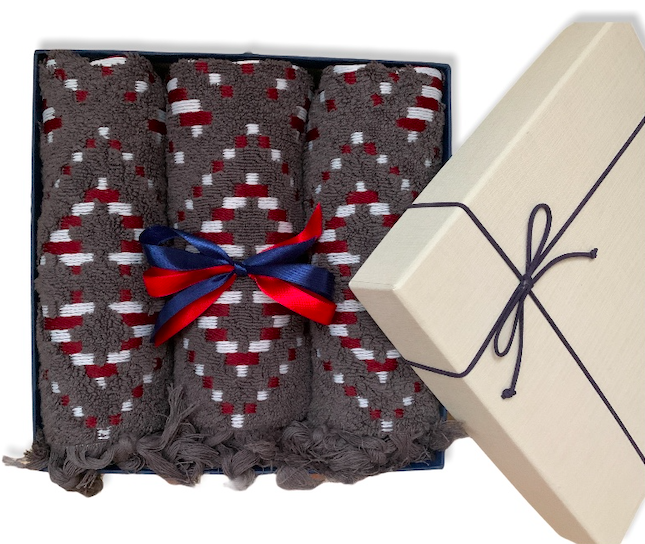 Подарочный набор жаккардовых полотенец Graphite - фото 2 Подарочный набор жаккардовых полотенец Graphite - фото 2