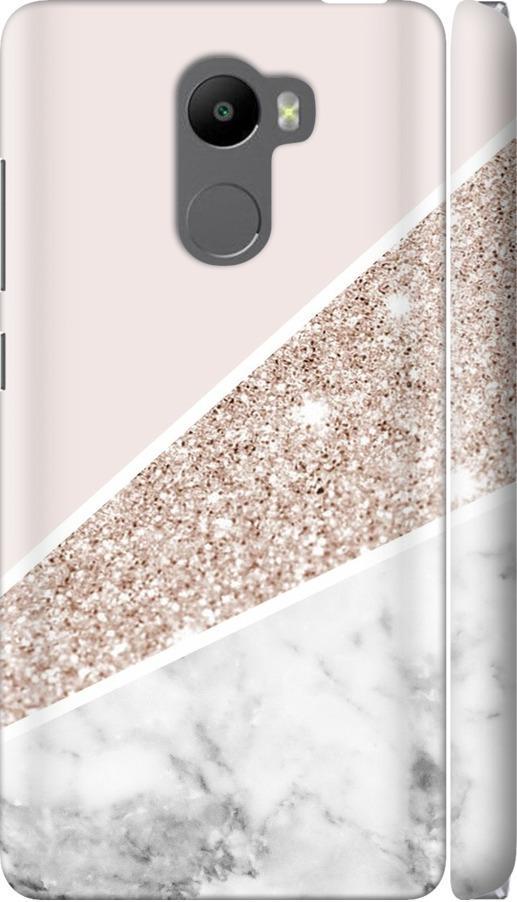 Чехол на Xiaomi Redmi 4 Пастельный мрамор (4342m-417-42517)
