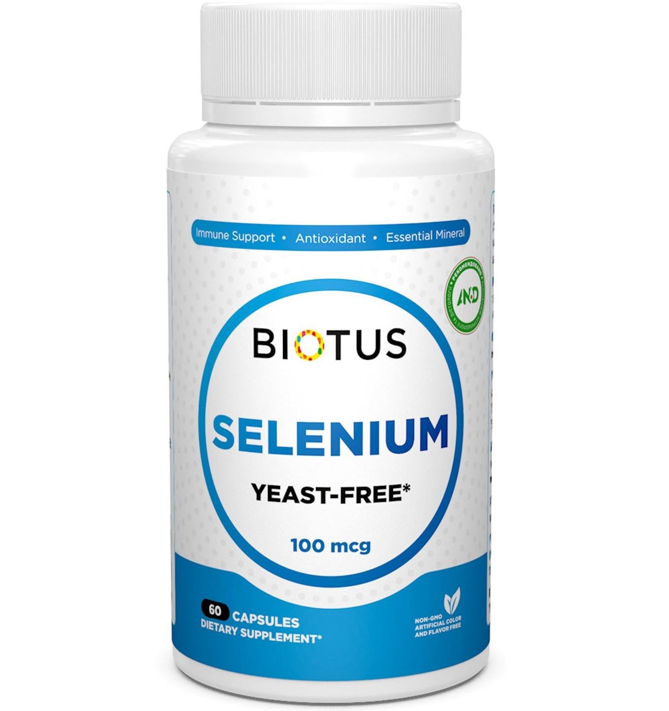 Комплекс Селен и Молибден Biotus Selenium 100 mcg 60 Caps BIO-530821