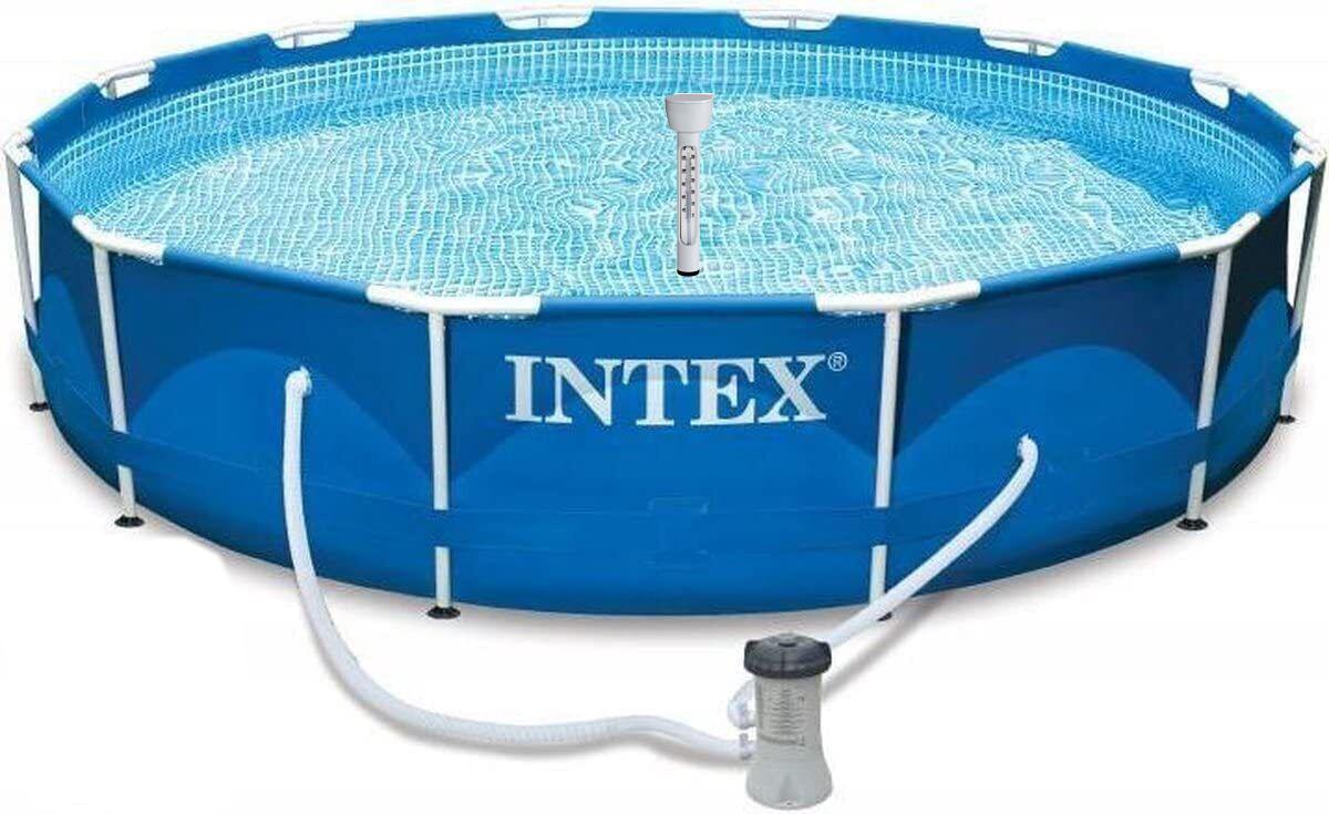 Басейн Intex 28202 і фільтр-насос 1250 л/г з термометром поплавком (29039)