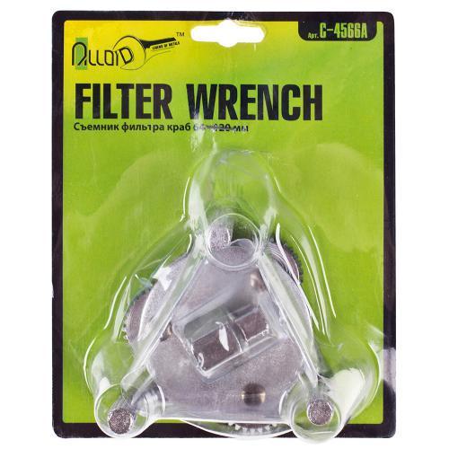 Знімач фільтра Alloid краб 64-120 мм прямий (С-4566A) - фото 3