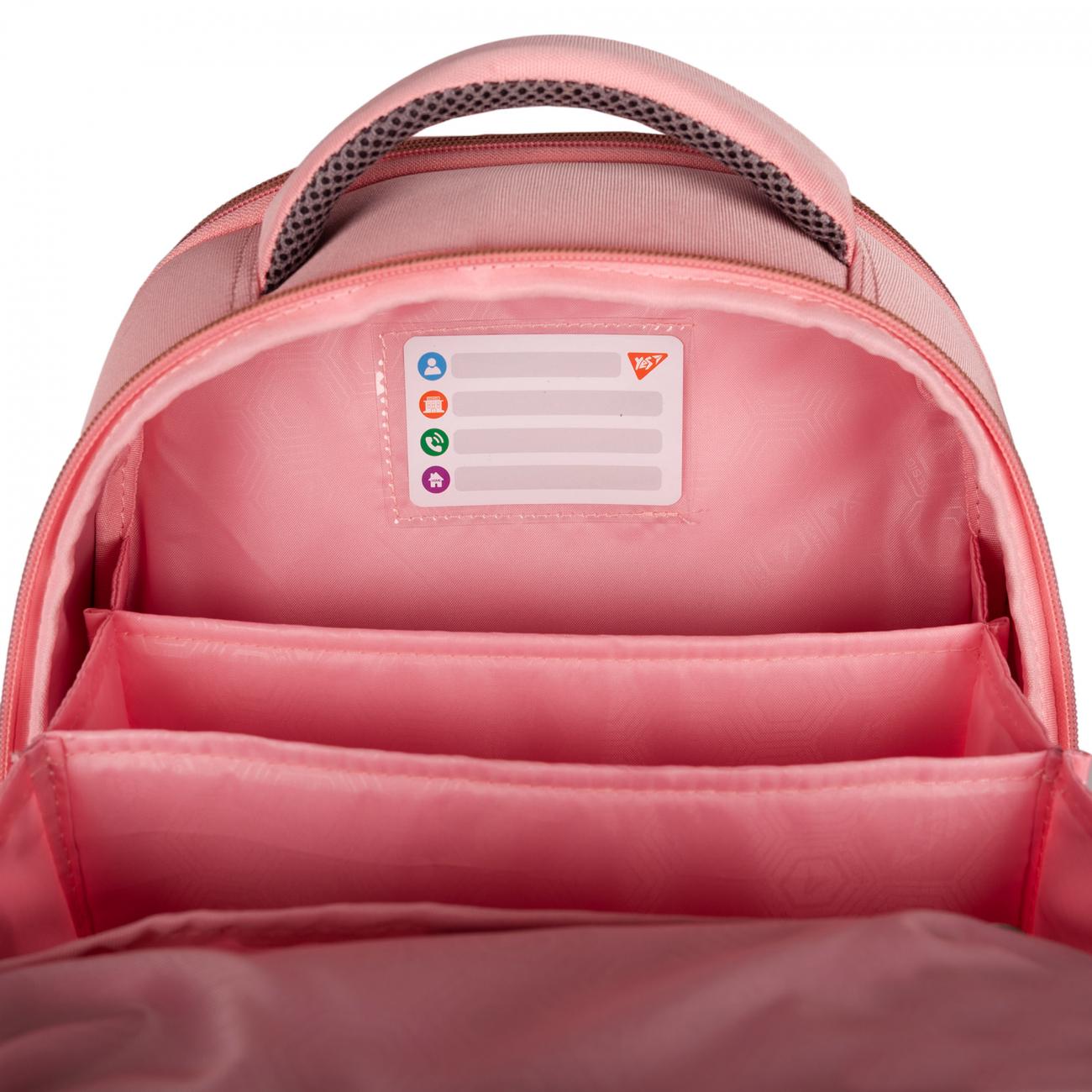 Шкільний рюкзак каркасний з ортопедичною спинкою YES Pusheen Fatty H-100 (559851/995068) - фото 8