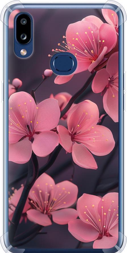 Чехол на Samsung Galaxy A10s A107F Пурпурная сакура (6075sp-1776-42517)