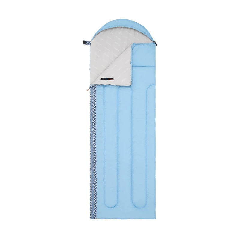 Спальный мешок Naturehike L250 NH21MSD07 с капюшоном Голубой