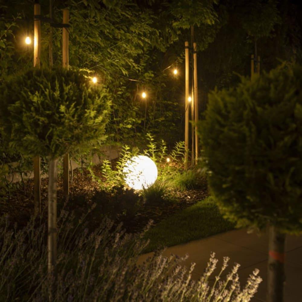 Светильник садовый шар MARMO E27 IP65 Ø 25 см (OS-MARMO25-00) - фото 4 Светильник садовый шар MARMO E27 IP65 Ø 25 см (OS-MARMO25-00) - фото 4