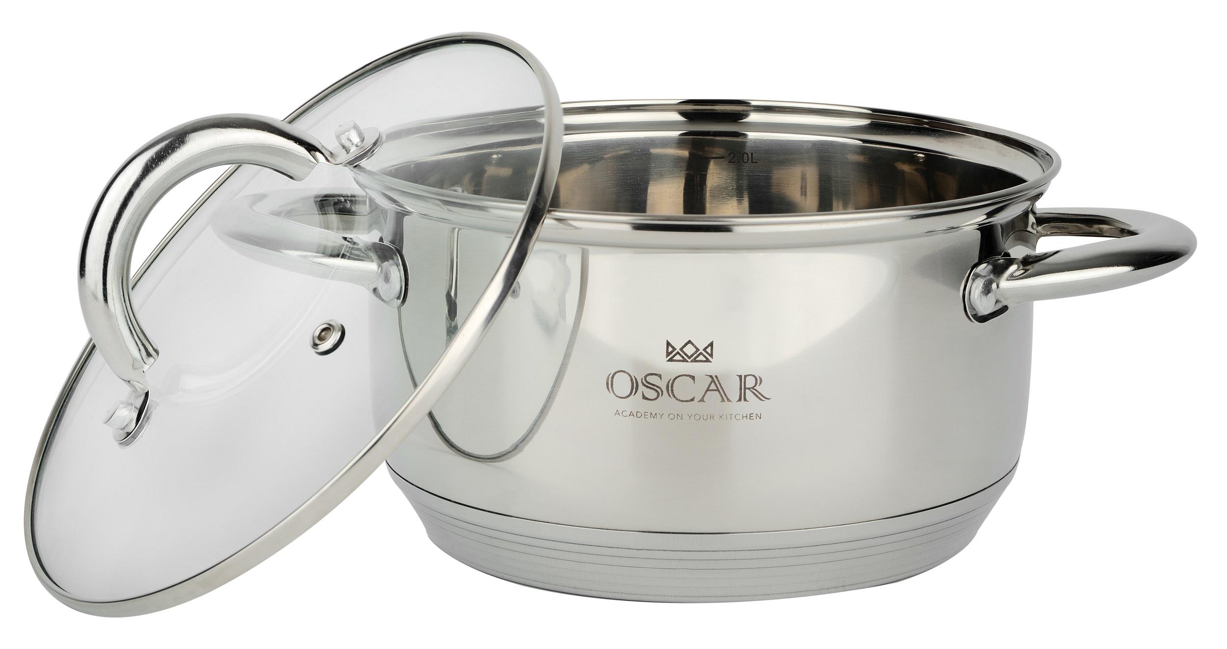 Кастрюля с крышкой Oscar Chef 20 см 3,6 л (OSR-2000-20/n)
