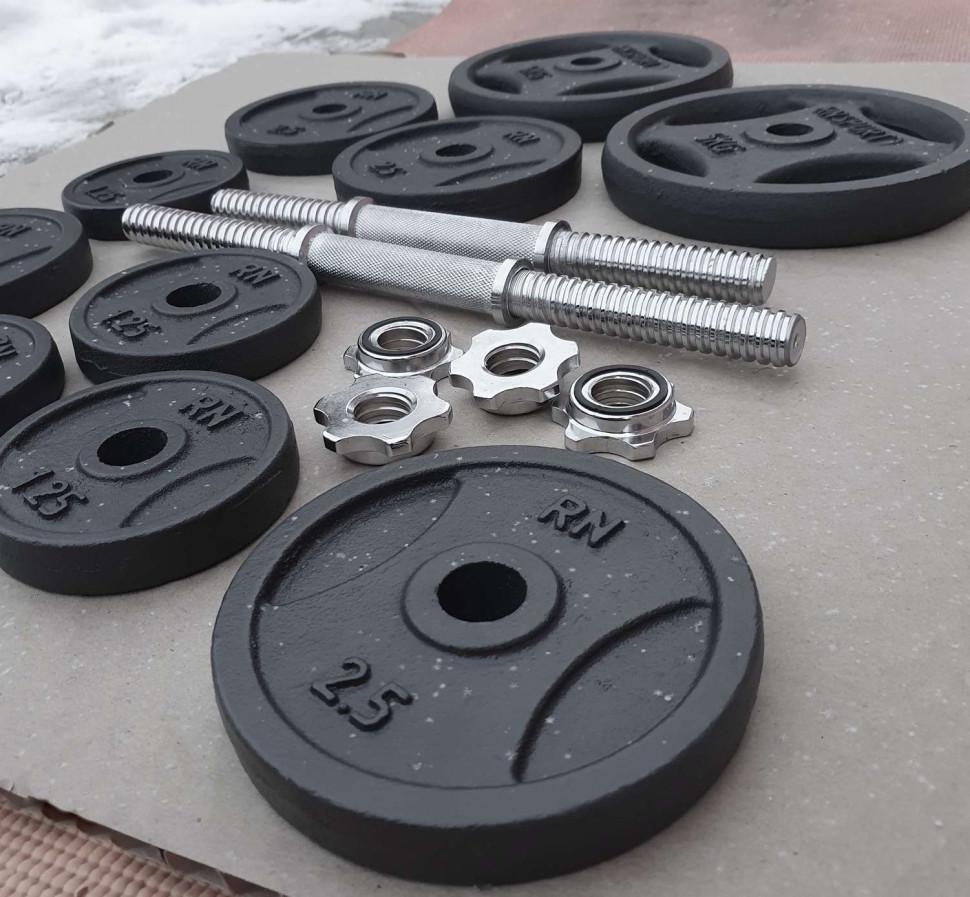 Гантелі розбірні металеві RN-Sport 28 кг 2 шт. (2764274503) - фото 8 Гантелі розбірні металеві RN-Sport 28 кг 2 шт. (2764274503) - фото 8