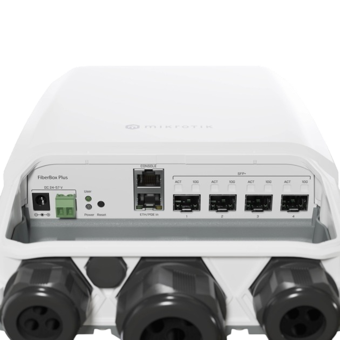 Коммутатор сетевой Mikrotik CRS305-1G-4S+OUT FiberBox Plus 4хSFP+ 1хRJ45 управляемый IP66 (30067338) - фото 4 Коммутатор сетевой Mikrotik CRS305-1G-4S+OUT FiberBox Plus 4хSFP+ 1хRJ45 управляемый IP66 (30067338) - фото 4