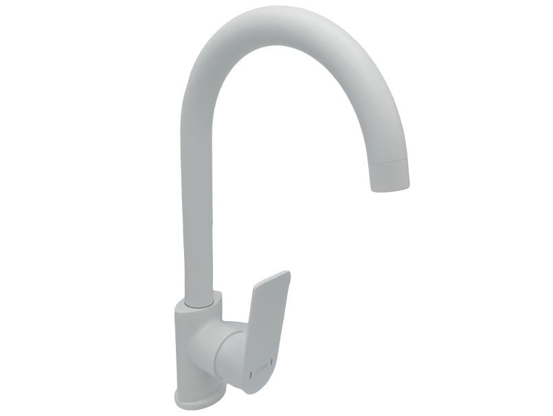 Смеситель для кухонной мойки AIM DG01150 Frosted white
