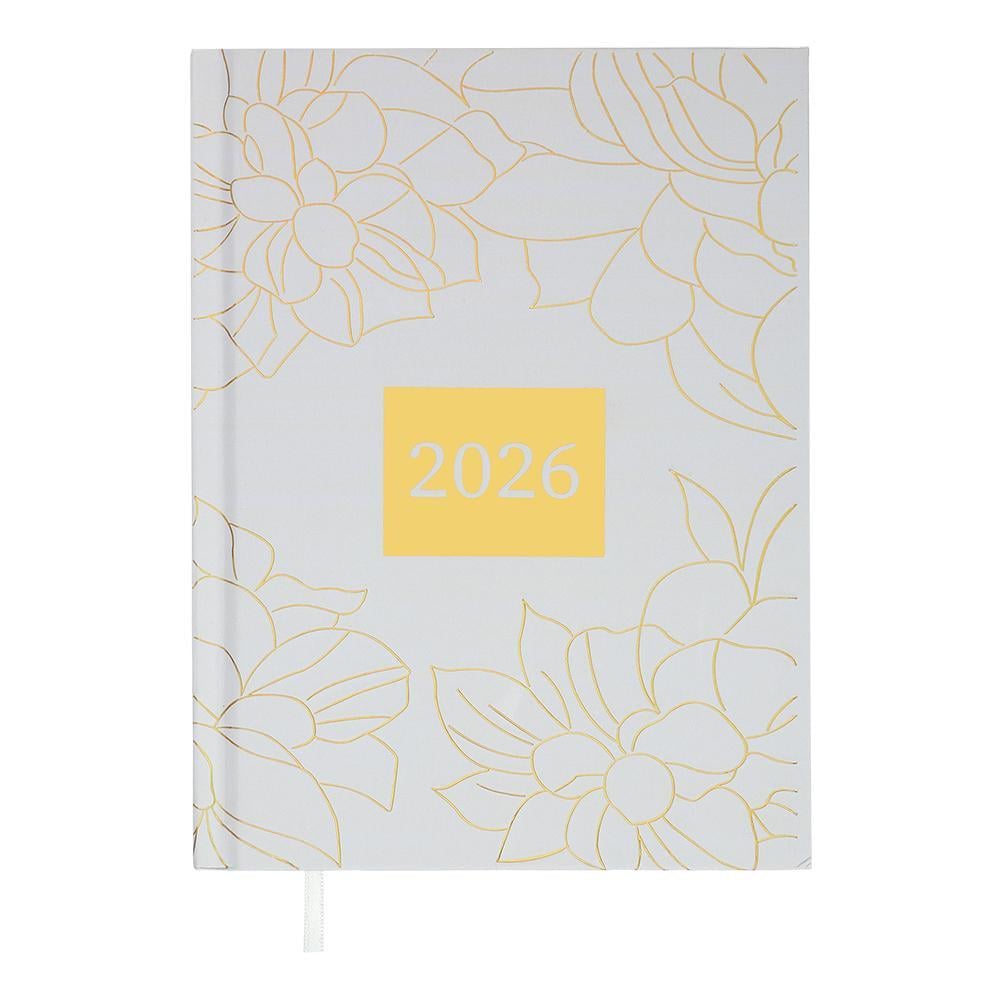 Дневник датированный 2026 Buromax Fantastic A5 336 стр. Белый (BM.21161-12)