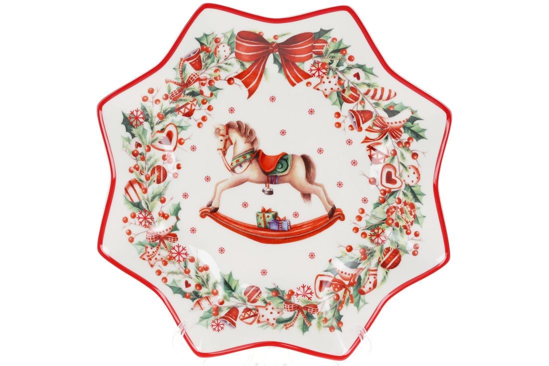 Блюдо фигурное фарфоровое BonaDi 30 см (498-275)