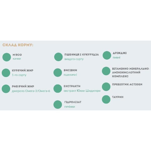 Корм для кошек сухой Wise Cat Duck дичь 400 г (000024519) - фото 2 Корм для кошек сухой Wise Cat Duck дичь 400 г (000024519) - фото 2