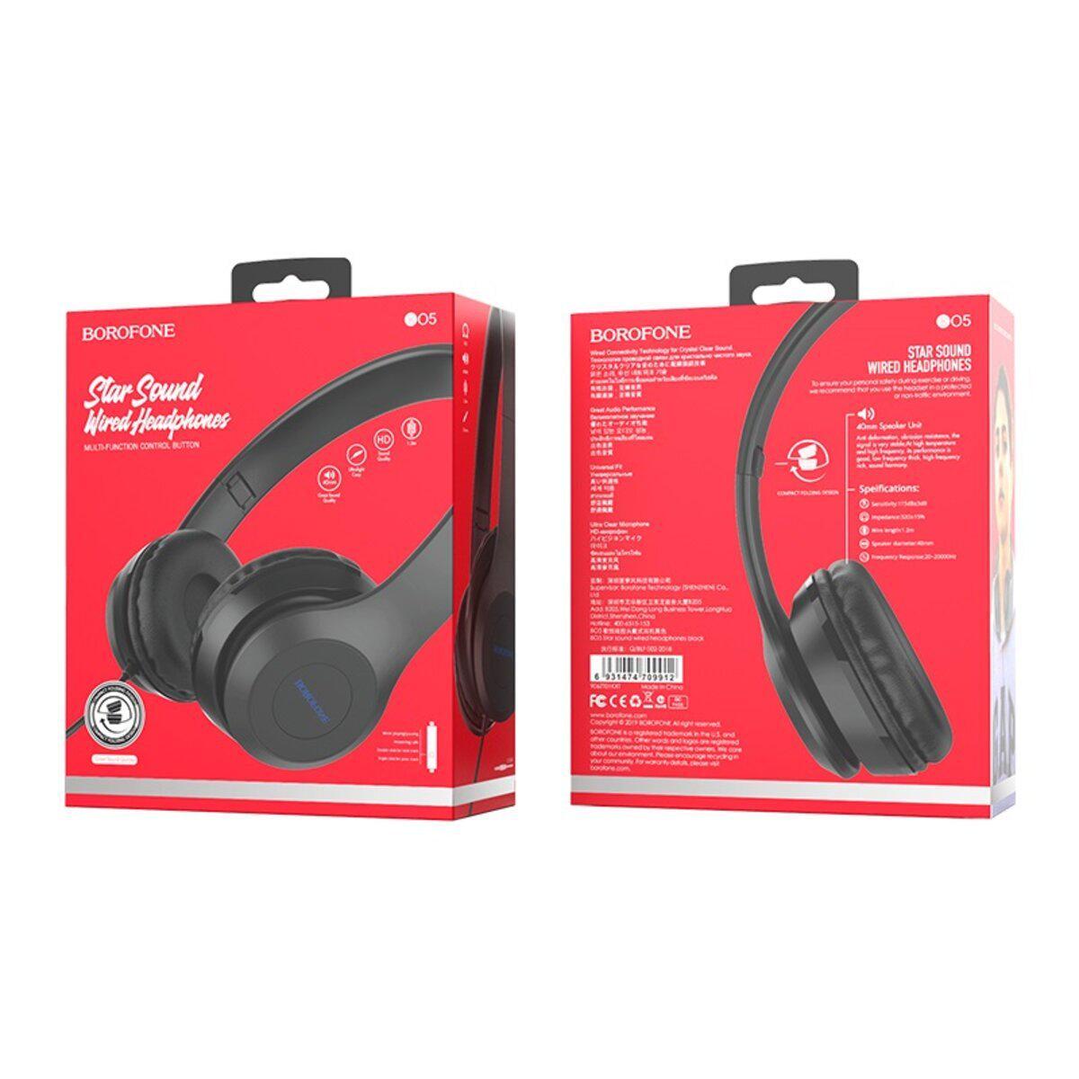 Наушники Borofone BO5 Star Black (581087) - фото 4