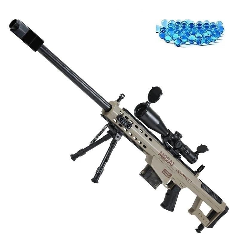 Ирушечная электрическая снайперская винтовка Barrett на орбизах в подарочной упаковке (2629207431)