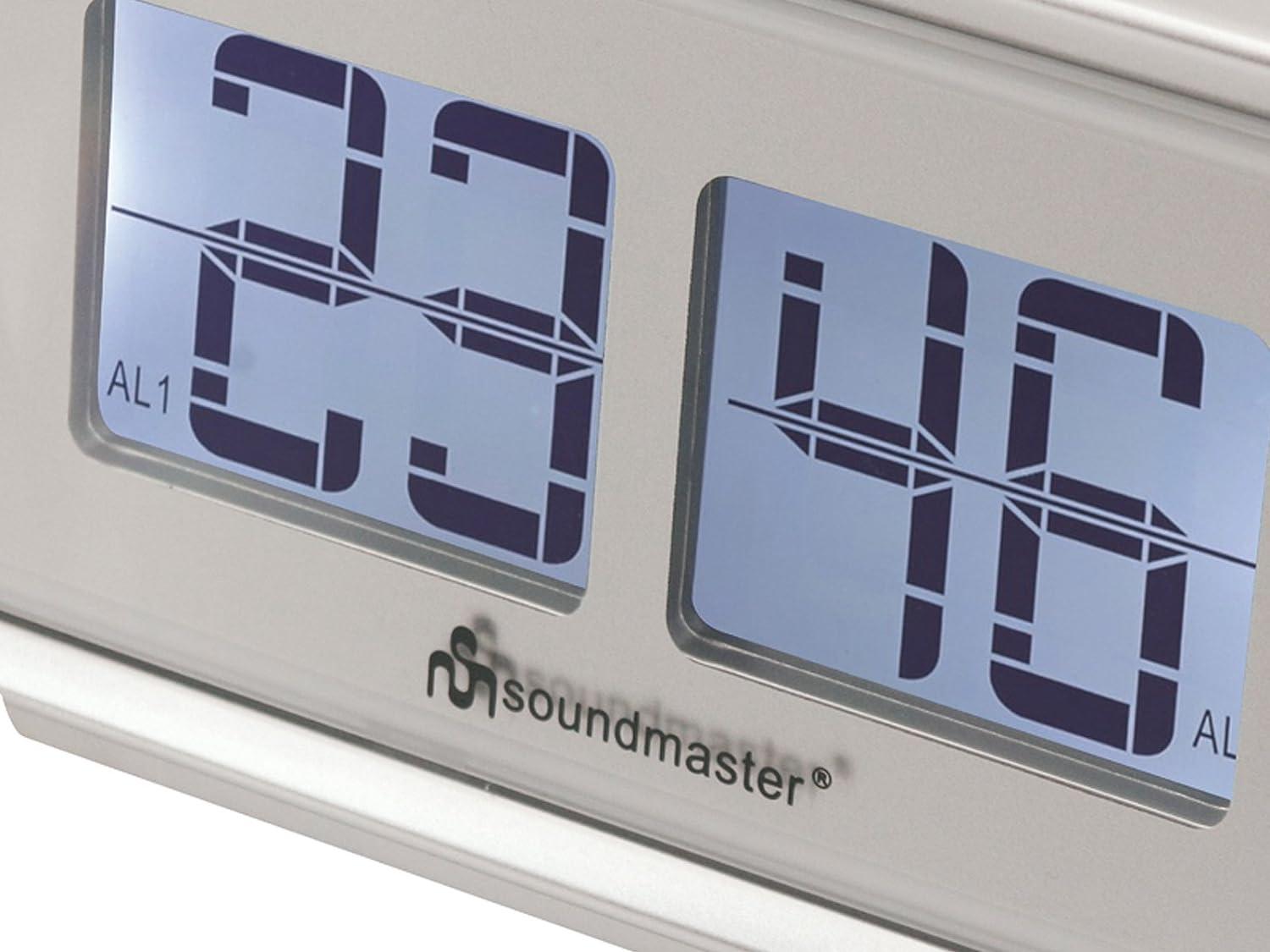 Радіо-годинник Soundmaster UR105BR Retro FM Коричневий (1296) - фото 2