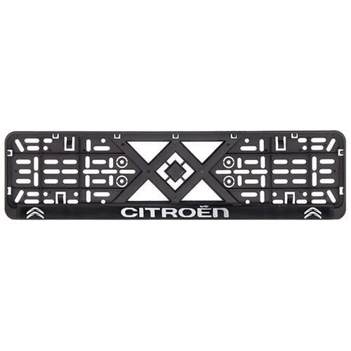 Рамка номера пластик SR с хромированной рельефной надписью CITROEN