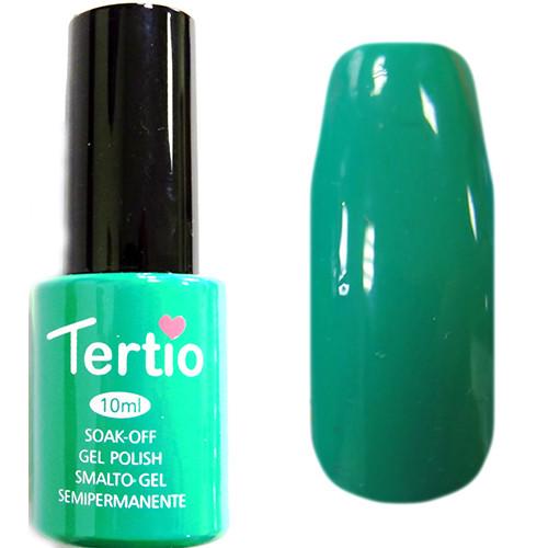 Гель-лак Tertio 027 Смарагдово-зелений емалевий
