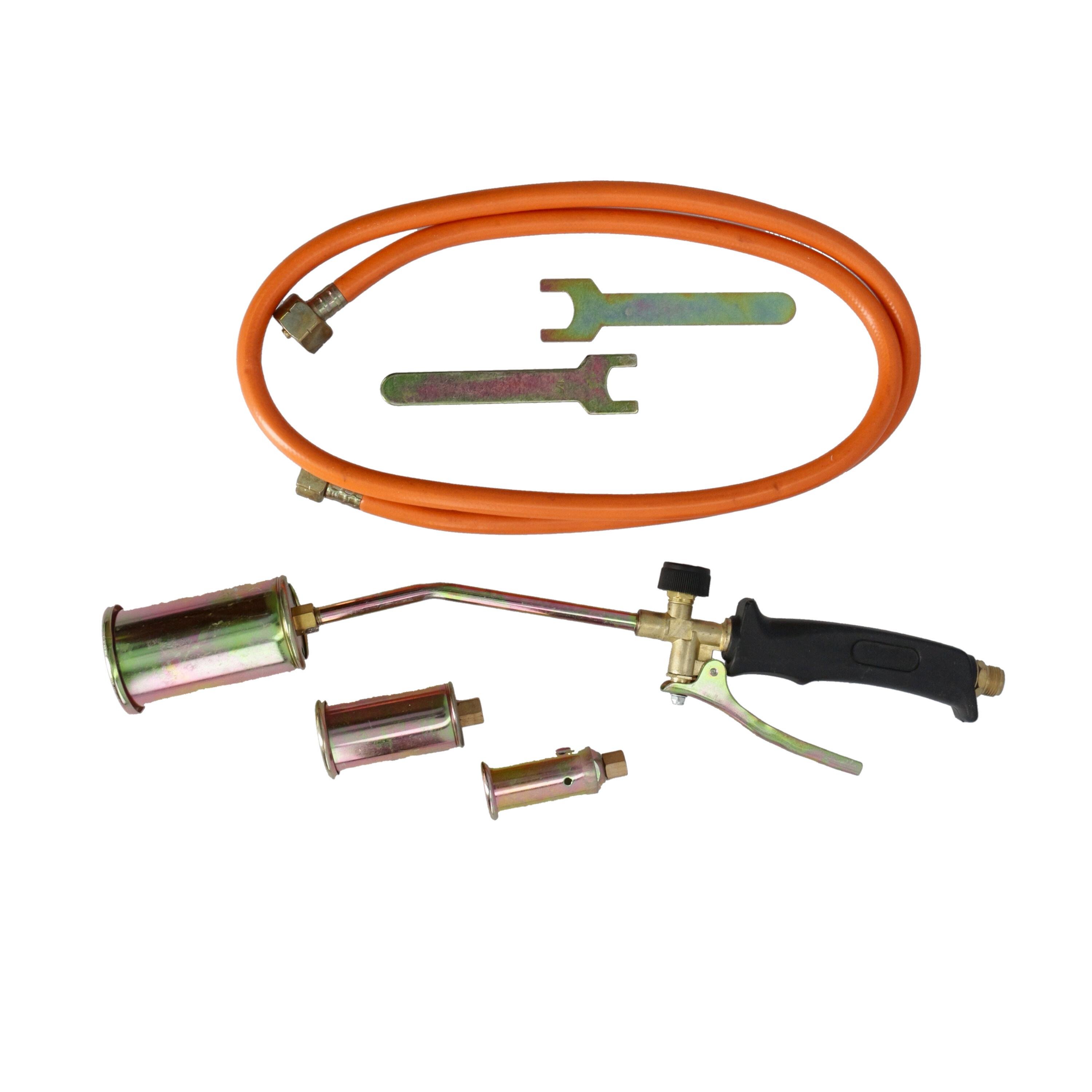 Пальник для руберойду 3 насадки + шланг 1,5 м FasterTools 19,5 кВТ 1850С (Е3225) - фото 3 Пальник для руберойду 3 насадки + шланг 1,5 м FasterTools 19,5 кВТ 1850С (Е3225) - фото 3