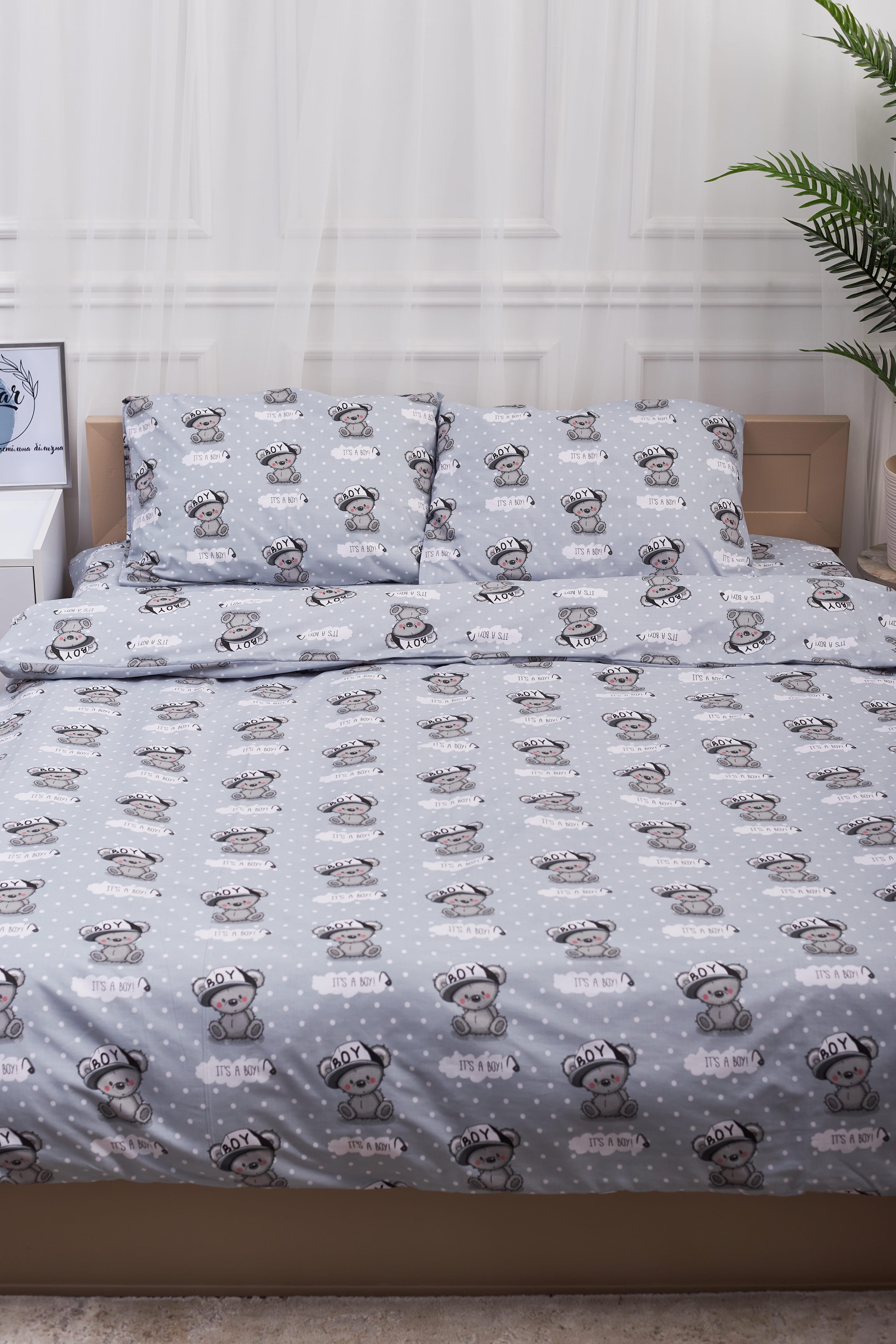 Пододеяльник Moon&Star Gold Люкс Teddy Boy бязь евро 200х220 см (MS-870000053)