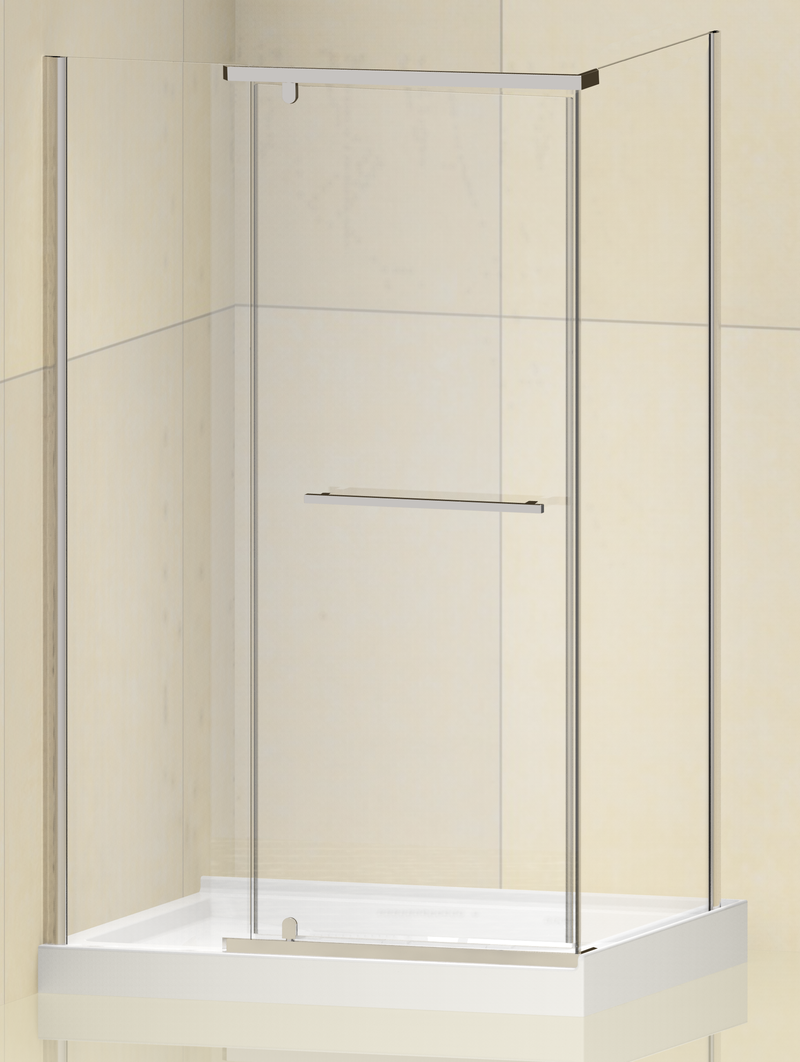 Душевая кабина без поддона KOER SR SC01-120x80x200-TR-01 прозрачное стекло Easy Clean 8 мм Хром (KR5353) - фото 4 Душевая кабина без поддона KOER SR SC01-120x80x200-TR-01 прозрачное стекло Easy Clean 8 мм Хром (KR5353) - фото 4