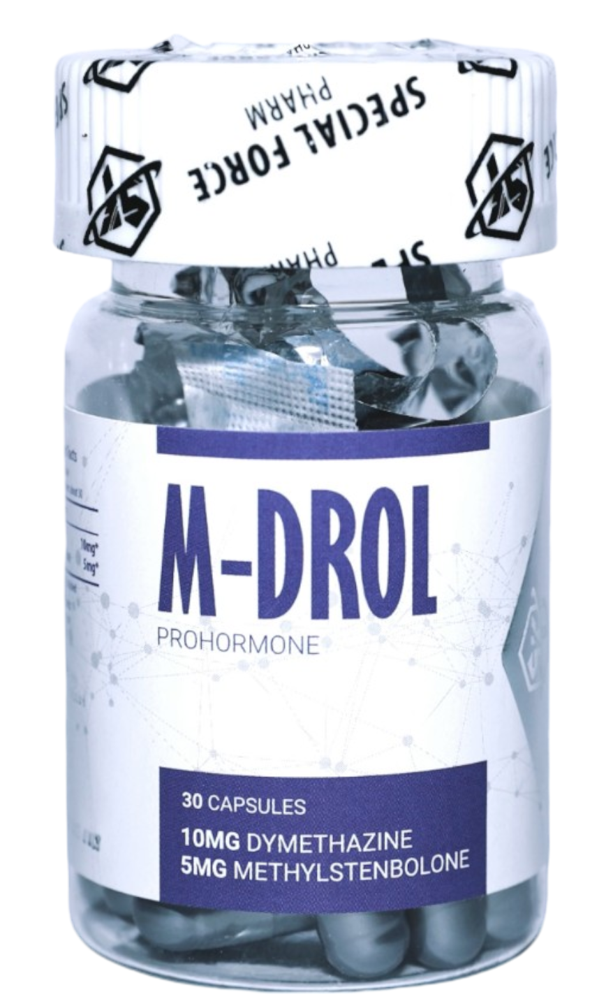 Прогормон М-Дрол комплексний для набору м'язової маси SARM Special Force M-DROL 15 мг 30 капсул (3176) - фото 1 Прогормон М-Дрол комплексний для набору м'язової маси SARM Special Force M-DROL 15 мг 30 капсул (3176) - фото 1