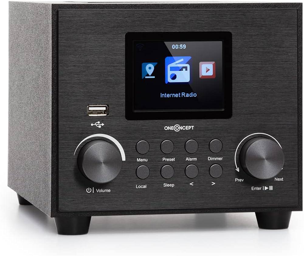 Інтернет-радіо OneConcept Streamo Cube з Bluetooth (10034057)