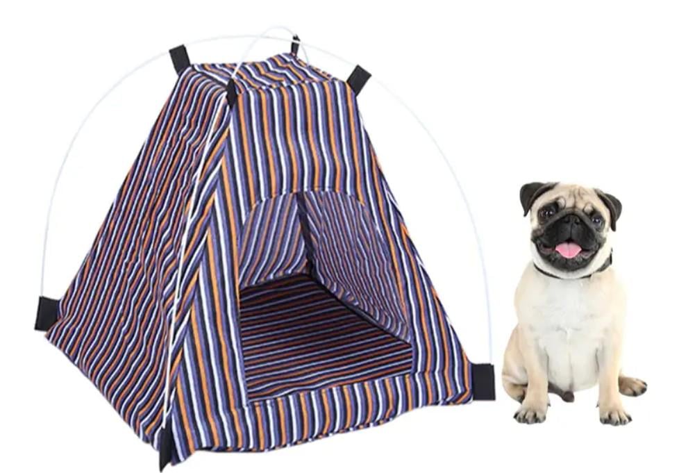 Намет для тварин PetSleep м'який з поліестеру 42x42x40 см Чорно-поморанчовий (190) - фото 2 Намет для тварин PetSleep м'який з поліестеру 42x42x40 см Чорно-поморанчовий (190) - фото 2