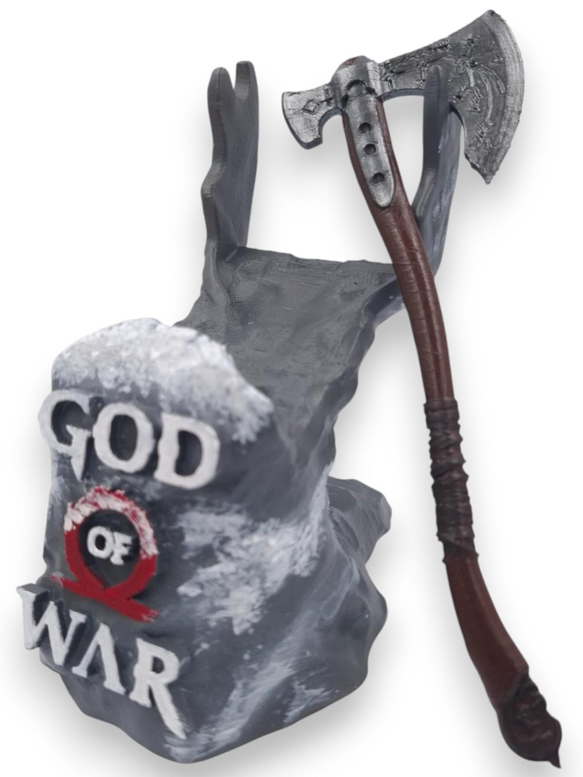 Держатель DualShock 4 God of War с топором Кратоса (0145) - фото 1 Держатель DualShock 4 God of War с топором Кратоса (0145) - фото 1