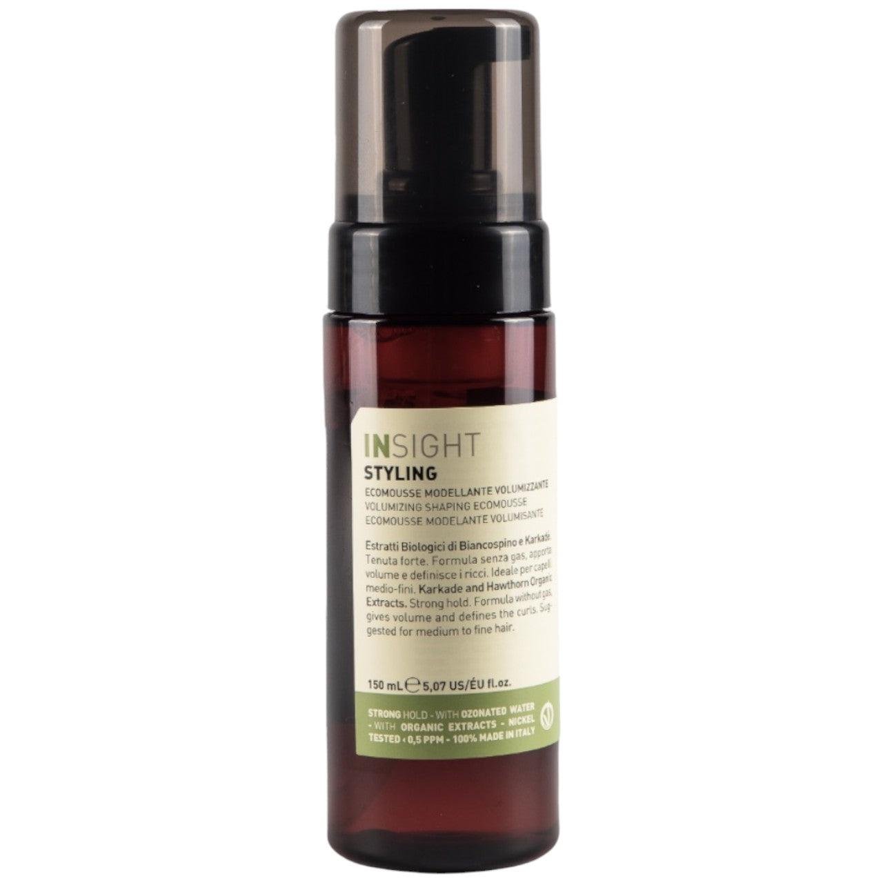 Эко-мусс для моделирования и объема волос Insight Styling Volumizing Shaping Ecomousse 150 мл (8029352352942) Эко-мусс для моделирования и объема волос Insight Styling Volumizing Shaping Ecomousse 150 мл (8029352352942)