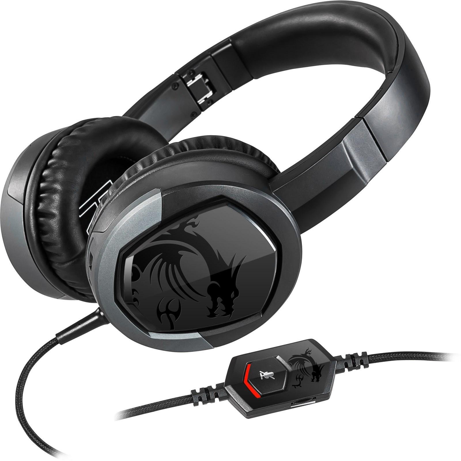 Гарнітура ігрова MSI Immerse GH30 Stereo Over-ear Gaming Headset V2 (21765833) - фото 6