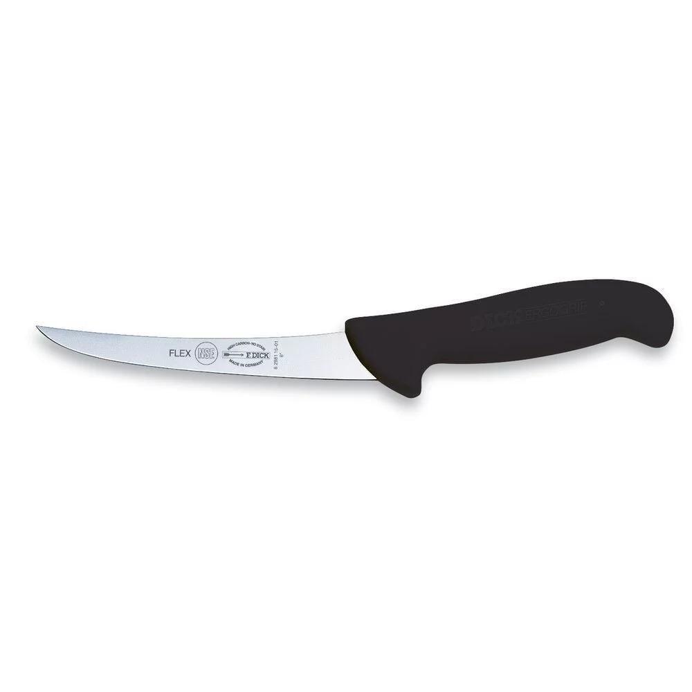 Нож обвалочный DICK ErgoGrip 150 мм гибкий изогнутое лезвие Черный (82981150-01)