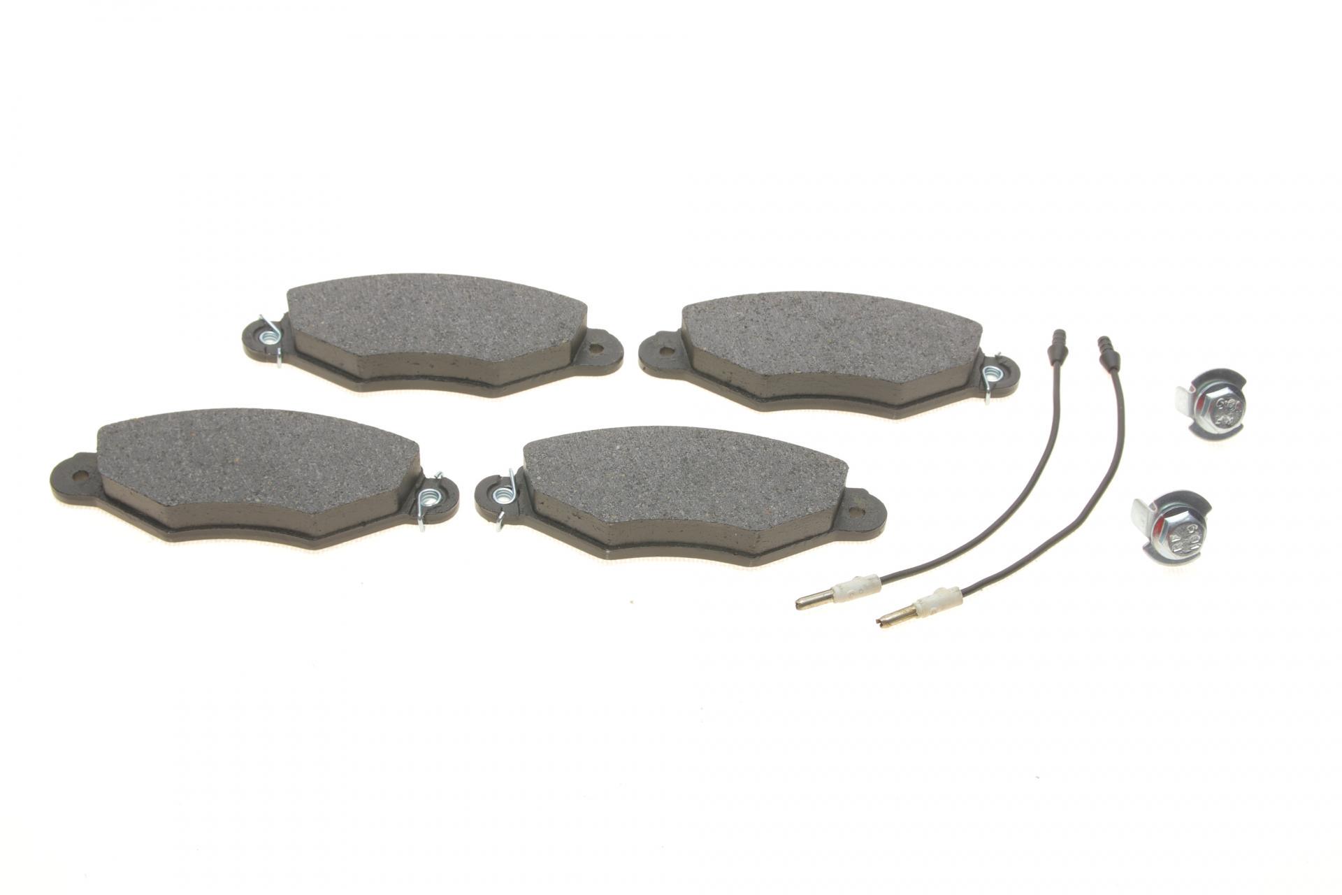 Колодки тормозные передние DELPHI для Renault Kangoo 98- Bosch с датчиком (LP1519)