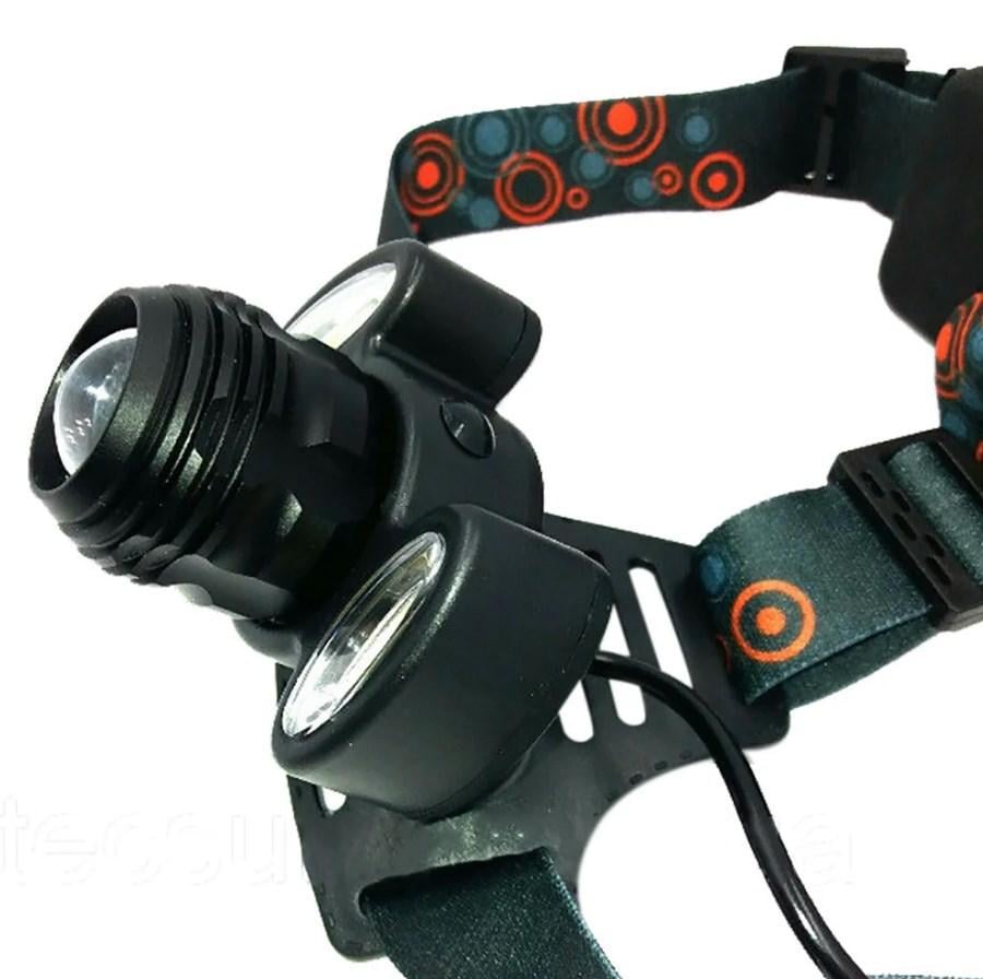 Налобный фонарик Bailong BL 862 T6 COB Черный (7b3e5c50)