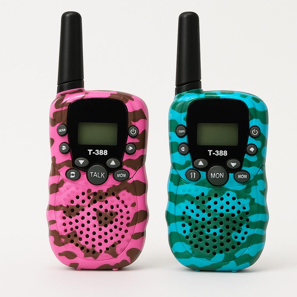 Рации для детей Travel T-388 2 шт. камуфляж Розовый/Бирюзовый (2759467531)