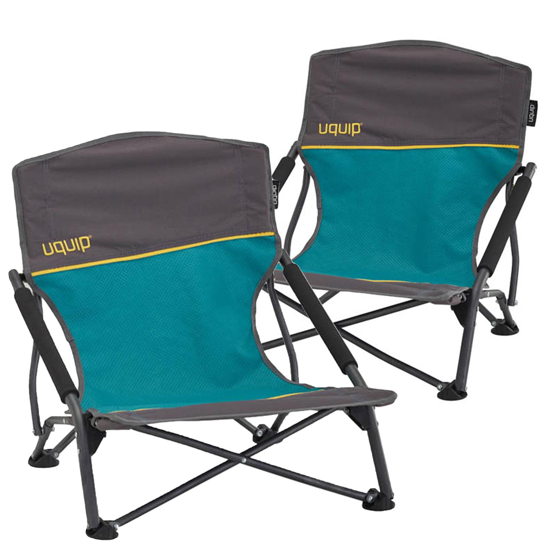 Туристичний набір крісел розкладних Uquip Sandy 2 шт. Blue/Grey (244403) Туристичний набір крісел розкладних Uquip Sandy 2 шт. Blue/Grey (244403)