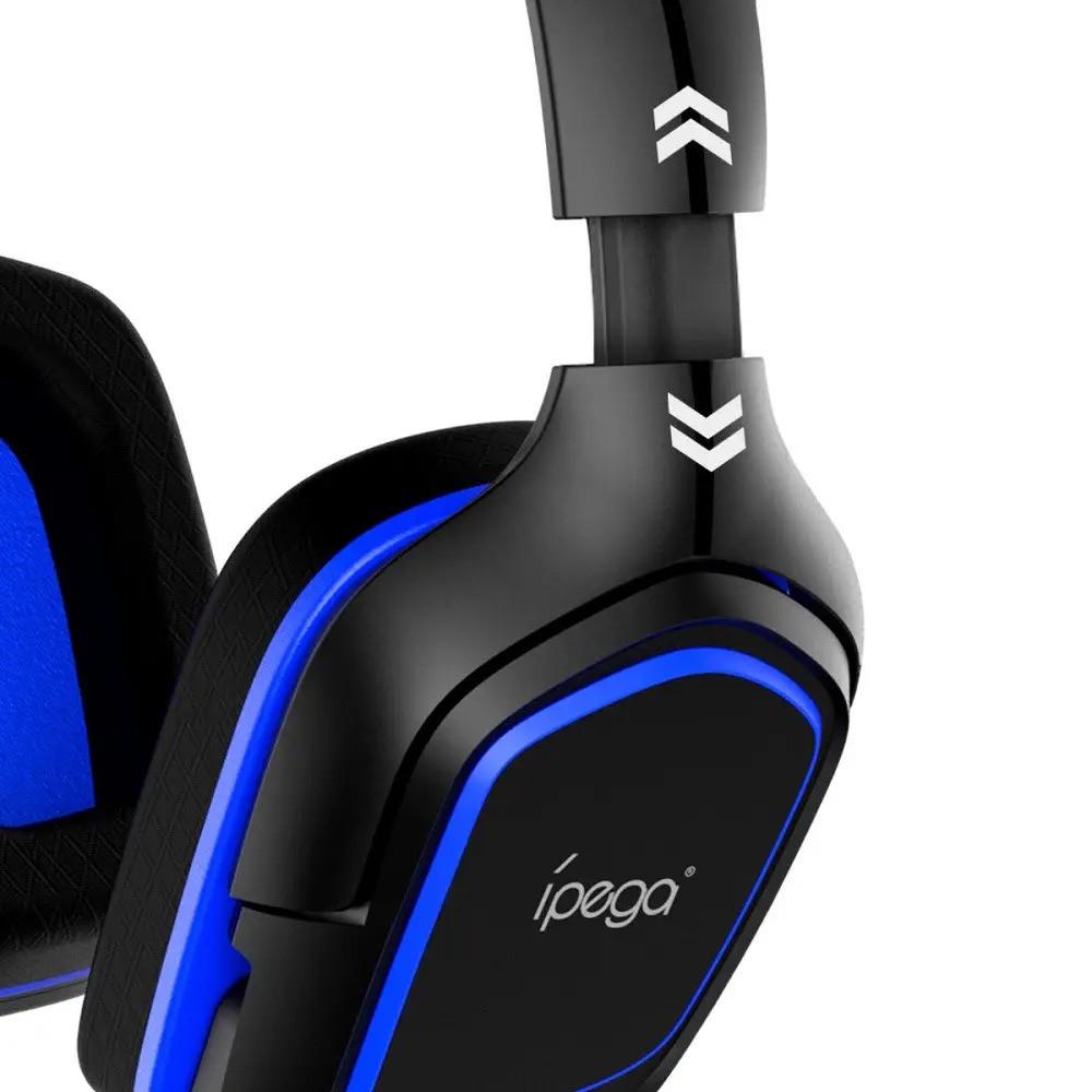 Навушники для геймерів iPega Gaming PG-R006B Black/Blue (017184) - фото 4