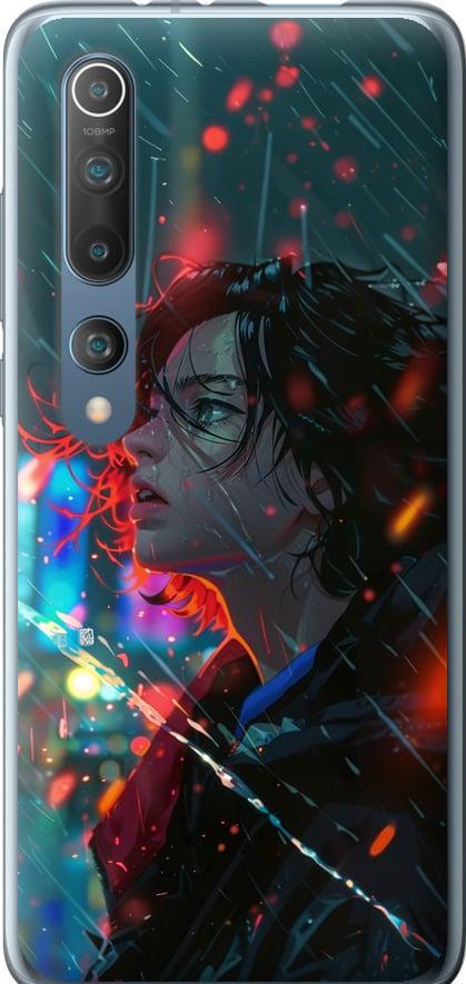 Чехол на Xiaomi Mi 10 Ночные огни (6096t-1860-42517)