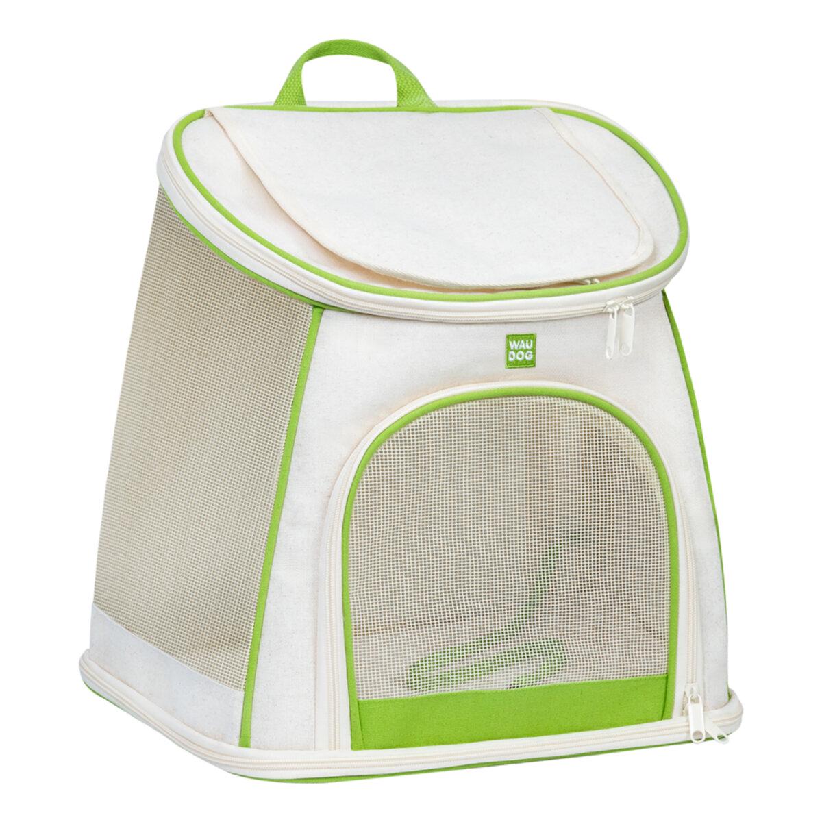 Рюкзак-переноска Waudog Relax Eco для котів та дрібних порід собак до 8 кг 40х40х26 см (26456556) Рюкзак-переноска Waudog Relax Eco для котів та дрібних порід собак до 8 кг 40х40х26 см (26456556)