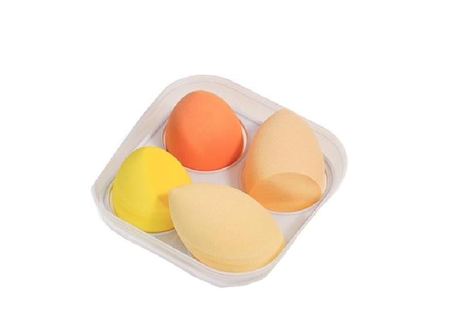 Набір спонжів для макіяжу ANbeauty 4 шт. Жовтий (AN0103066)